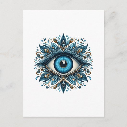 Carte Postale Oeil malin (Devant)