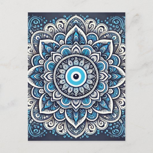 Carte Postale Oeil malin (Devant)