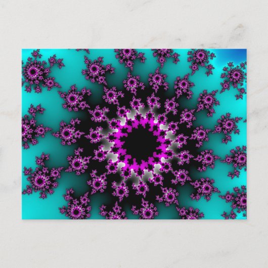 Carte Postale Oeil Oriental turquoise (Devant)