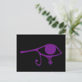 Carte Postale OEil pourpre royal de Horus (Debout devant)