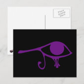 Carte Postale OEil pourpre royal de Horus (Devant / Derrière)