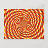 Carte Postale Oeil rouge - Fractal (Devant)