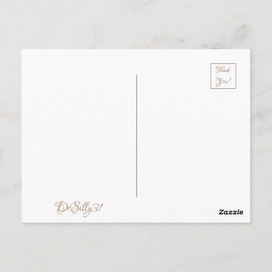 Carte Postale OEil serpent (Dos)