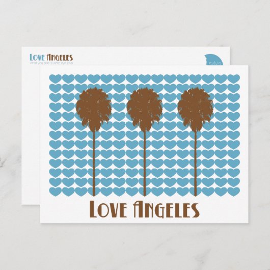 Carte Postale oeil tombé amoureux... (Devant / Derrière)