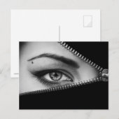 Carte Postale OEil Zipped (Devant / Derrière)