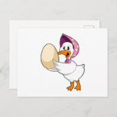 Carte Postale Œuf de canard (Devant / Derrière)