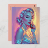 Carte Postale OEuf de chocolat à l'épingle longue (Devant / Derrière)