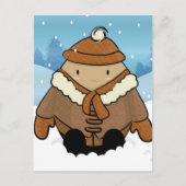 Carte postale OEuf de neige (Devant)