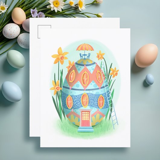 Carte postale Oeuf de Pâques