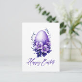 Carte Postale Oeuf de Pâques de charme (Debout devant)