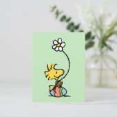 Carte Postale Œuf de Pâques de Woodstock (Debout devant)