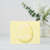 Carte postale Oeuf de Pâques (Jaune) (Debout devant)