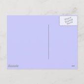 Carte postale Oeuf de Pâques (violet) (Dos)