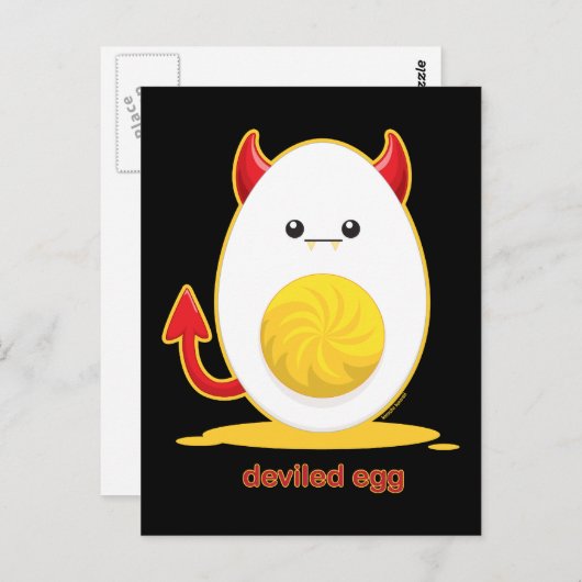 Carte Postale Oeuf dévoyé (Devant / Derrière)