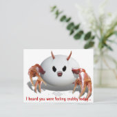 Carte Postale Oeuf Grincheux (Debout devant)