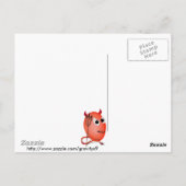 Carte Postale Oeuf souriant Petit Diable (Dos)