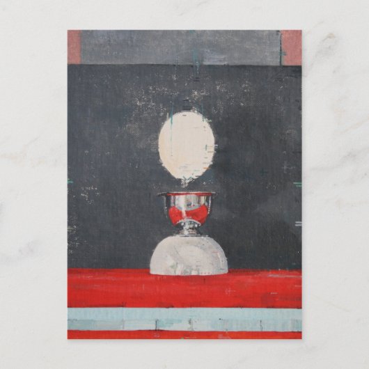 Carte Postale Oeuf sur rouge et noir (Devant)