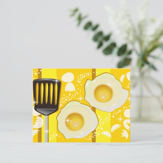 CARTE POSTALE OEUFS (Debout devant)