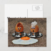 Carte Postale OEufs amusants (Devant / Derrière)