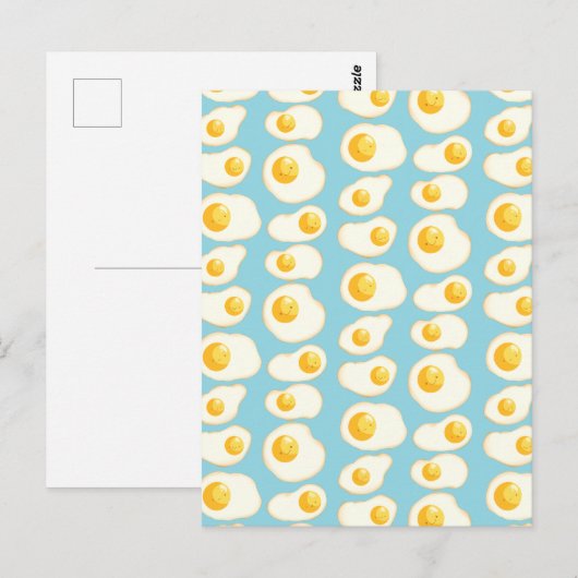 Carte Postale OEufs au plat (Devant / Derrière)