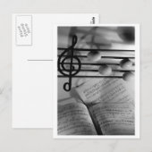 Carte Postale OEufs de musique (Devant / Derrière)