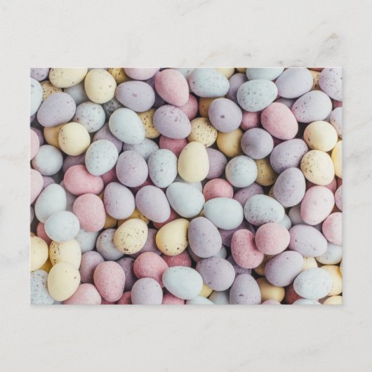 Carte Postale Oeufs de Pâques au chocolat (Devant)