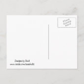 Carte Postale Oeufs de Pâques dans une invitation à un nid de br (Dos)