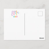 Carte Postale OEufs de Pâques ukrainiens (Dos)