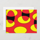 Carte Postale Oeufs d'un démon - Ken Gage Art Abstrait (Devant / Derrière)