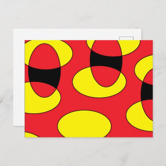 Carte Postale Oeufs d'un démon - Ken Gage Art Abstrait (Devant / Derrière)