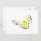 Carte Postale OEufs durs (Devant / Derrière)