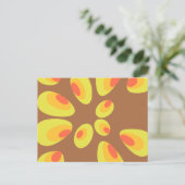 Carte Postale oeufs durs rétro (Debout devant)