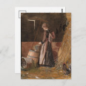 Carte Postale Œufs frais | Winslow Homer (Devant / Derrière)