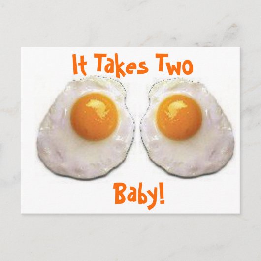 Carte Postale Oeufs frits (Devant)