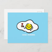 Carte Postale OEufs frits le matin (Devant / Derrière)