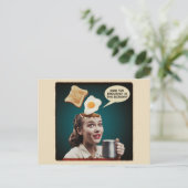 Carte Postale Oeufs Surréels Pour Le Petit Déjeuner, Dans cette (Debout devant)