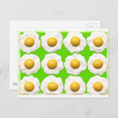 Carte Postale oeufs verts (Devant / Derrière)