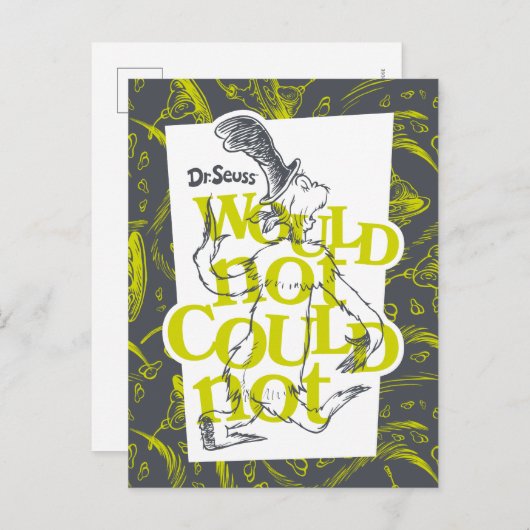 Carte Postale Oeufs verts et jambon | Impossible (Devant / Derrière)