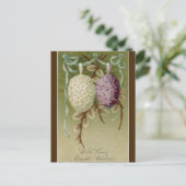 Carte Postale Oeufs vintages de Pâques (Debout devant)