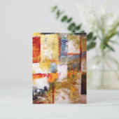 Carte Postale Oeuvre Abstraite (Debout devant)