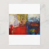 Carte Postale Oeuvre Abstraite colorée (Devant)