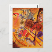 Carte Postale Oeuvre Abstraite de Kandinsky (Devant / Derrière)