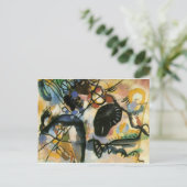 Carte Postale Oeuvre Abstraite de Kandinsky Black Spot (Debout devant)