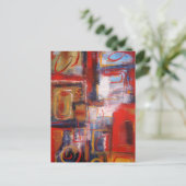 Carte Postale Oeuvre Abstraite moderne (Debout devant)