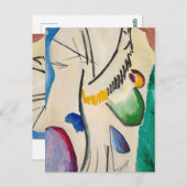 Carte Postale Oeuvre Abstraite Wassily Kandinsky (Devant / Derrière)