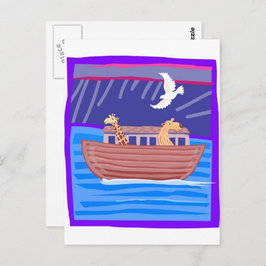 Carte Postale OEuvre chrétienne de Noah_2 (Devant / Derrière)