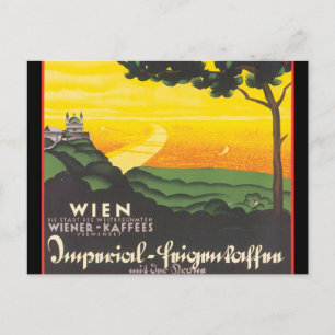 Carte Postale Oeuvre d'affiche Wien_Vintage voyage