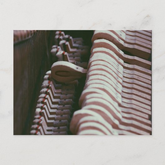 Carte Postale Œuvre d'art de piano cool (Devant)