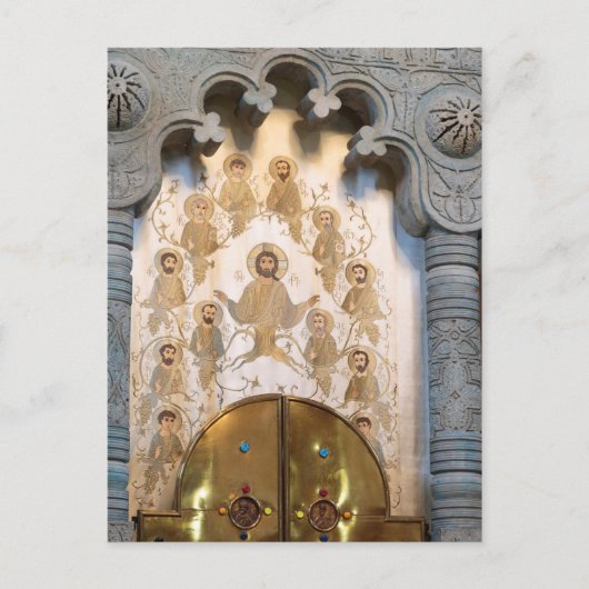 Carte Postale Œuvre d'art de saint chrétien (Devant)