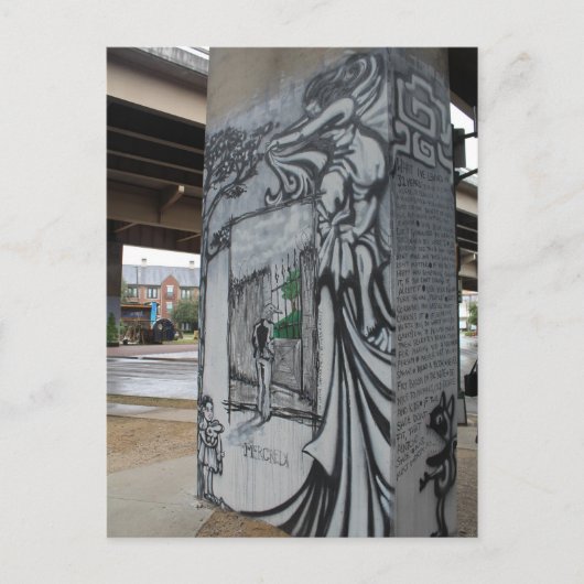 Carte Postale Œuvre d'art graffiti de Deep Ellum #37 (Devant)
